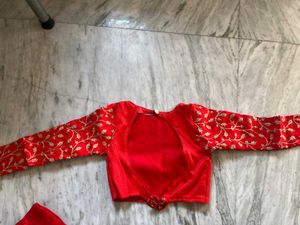 Red  Lehenga Choli