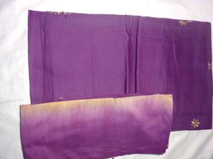 Elegant Purple Embroidered Kurta Set