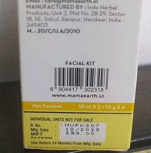 Brand new &amp; Sealed Mamaearth Ubtan Facial Kit