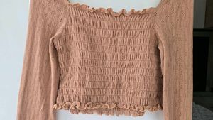 Cute Smocked Crop Top