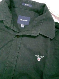 GANT oversize Black Long Sleeve Shirt