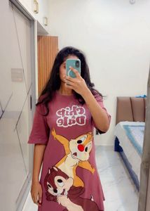 Chip & Dale Graphic Tee Dress