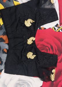 Heavy Beautiful Black Saree