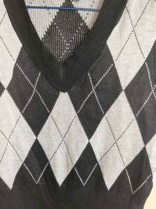 Cut Sleeves Sweater