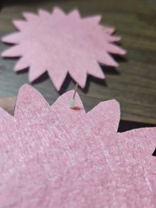 Floral  beaded handmade earrings