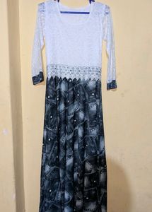Printed Designer Long Gown