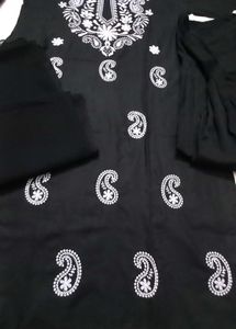 Black Lakhnowi 3 PC. Suit