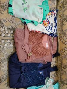 Combo Of 6 Frock And 3 Tops