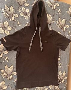 Hoodie T-Shirt (Unisex) (Size Medium)