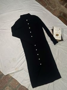 Black Button-Up dress