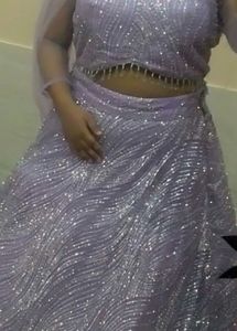 Sparkling Lavender Lehenga Choli