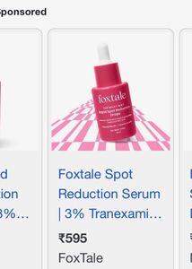 Foxtale Dark Spot Reduction Serum