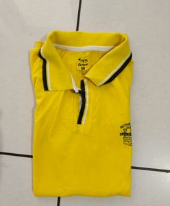 Yellow Brand New Tishirt For Men