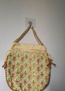Embroidered Potli Bag