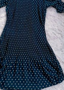 Beautiful Polka Dot Blue Dress