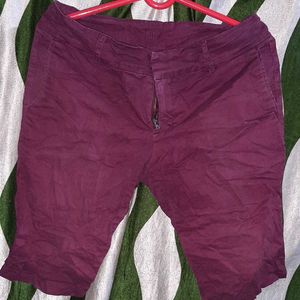 Burgundy KUT from the Kloth Shorts