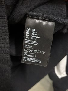 H&amp;M Black &amp; White Hoodie (Relaxed Fit - XS)