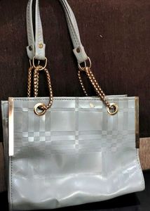 Grey Chain Detail Handbag🩶
