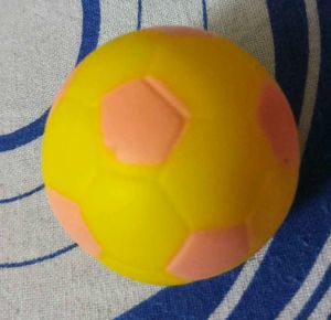 Yellow &amp; Orange Soccer Ball Whistle