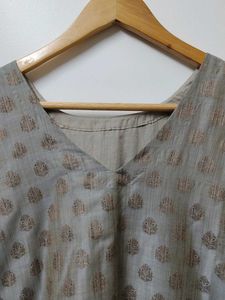 3 Piece Cotton Silk Suit Set