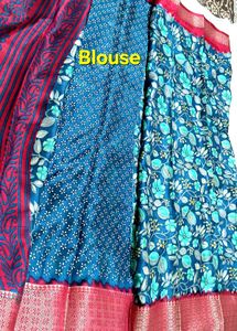 New Dola Silk with tag and attached Blouse