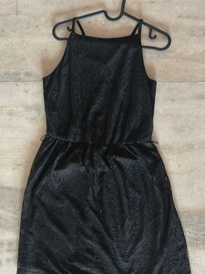 Black Lace Mini Dress