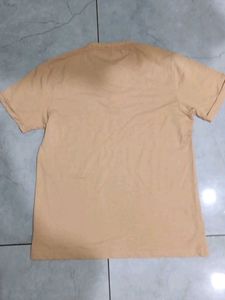 Casual Nude colour Henley T-Shirt