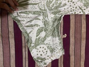 Green Print Dress