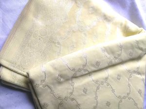 Vintage Yellow Embroidered Saree