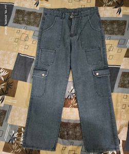 Grey Cargo Pant