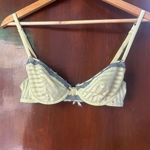Vintage Striped Bra