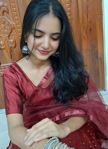 Maroon Lehenga Choli (: