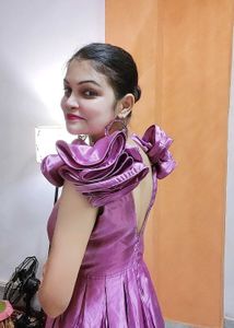 Elegant Purple Ethnic Gown