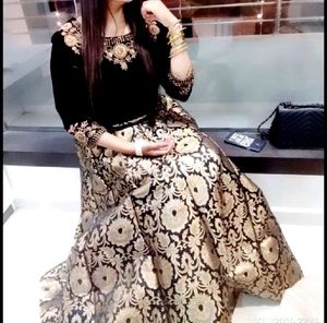 The OG Black Diwali Indo Western Outfit🤌🏻💜