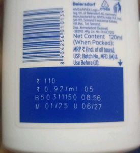 Nivea Aloe Hydration Body Lotion