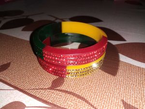Colorful Rhinestone Bangles