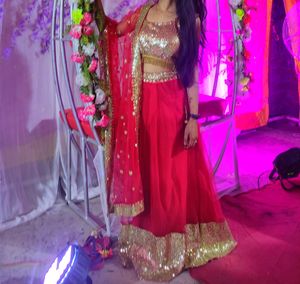 Such A Beautiful Red Lahenga