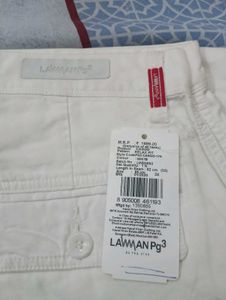LawmanPg3 White Cargo Pants
