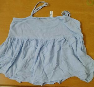 Blue Sleeveless Top