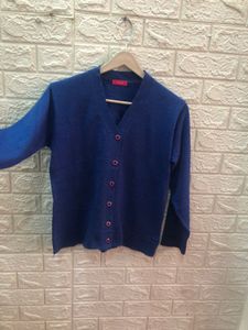 Navy Blue Knit Cardigan🌷