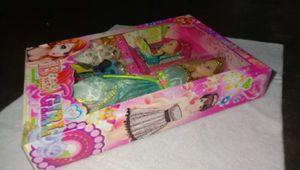 Doll Set With Clothes + Baby + Swing