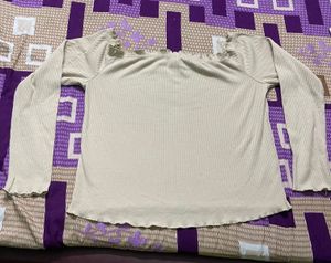 Ribbed Long Sleeve Top
