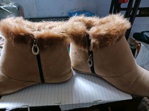 Beige Boots