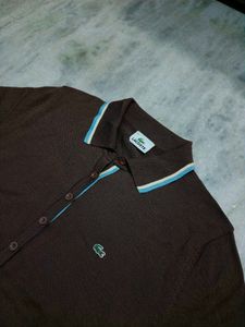Lacoste Brown Knit lite sweater