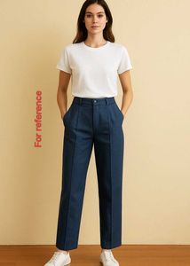 Vintage High-Waisted  Korean Formal  Pants