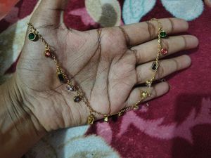 Necklace with Colorful Charms