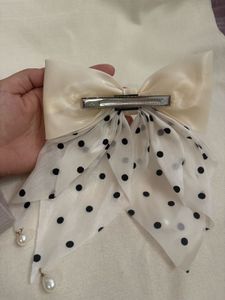 Organza Polka Dot Hair Clip