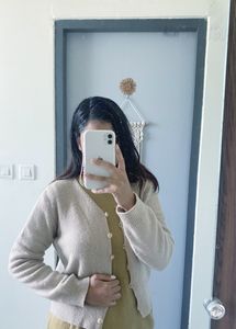 Korean Style Beautiful Beige Sweater