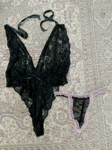 Imported Combo Of 2 Bodysuit+ Net Penty .
