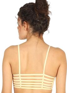 6 Strap Lightly Padded Skin Bra